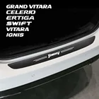 Кожаные Стикеры для заднего бампера автомобиля Suzuki Swift Jimny Baleno Vitara Alto Ignis SX4 Samurai Grand Vitara Celerio Ertiga