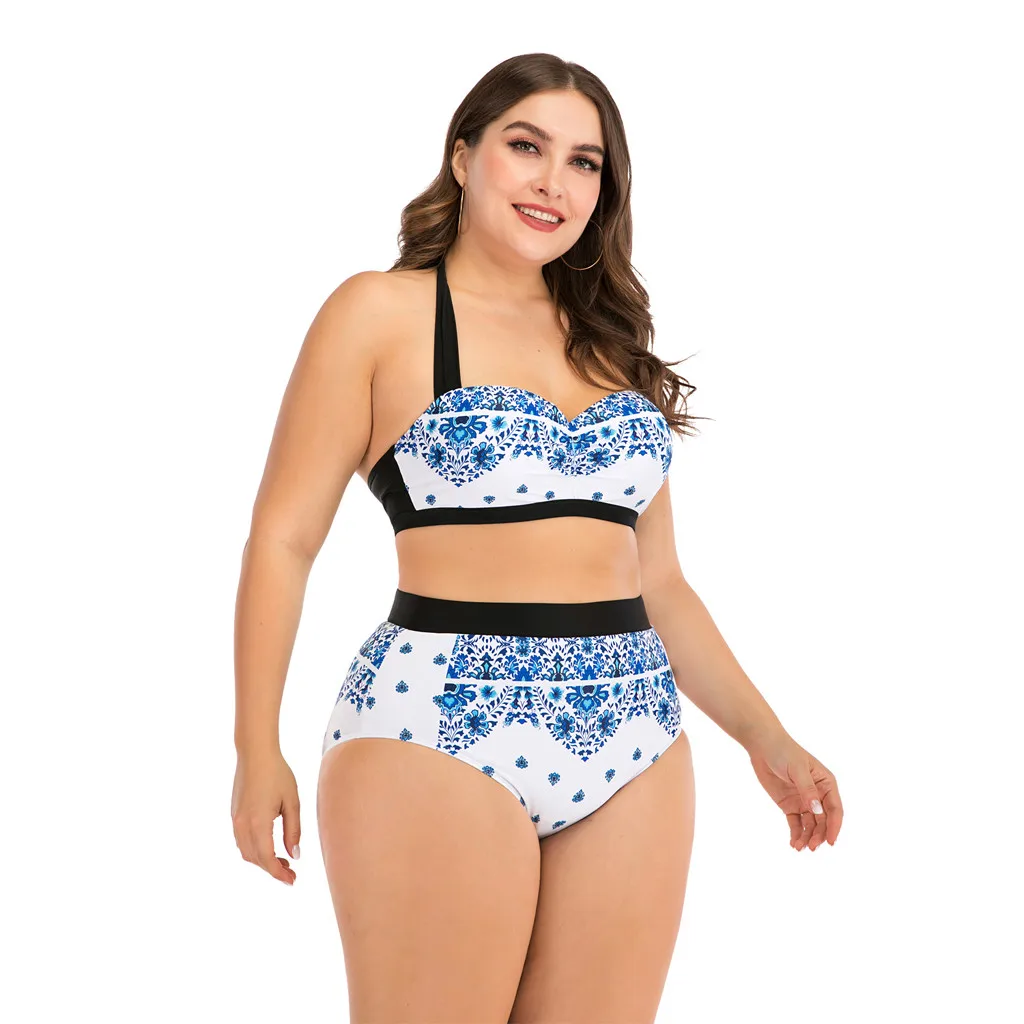 Женский купальник сексуальное бикини микро плюс размер бандаж с принтом