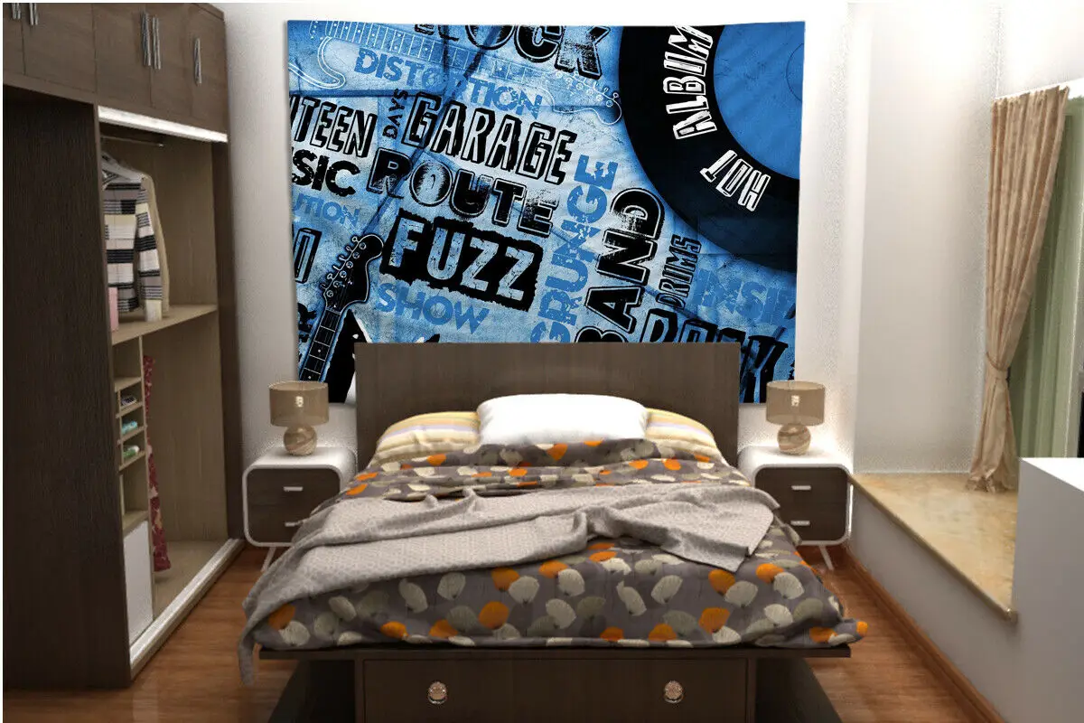 

Rocking Music Wall Art Tapestry Uniqued Custom Bedroom Home Decoration