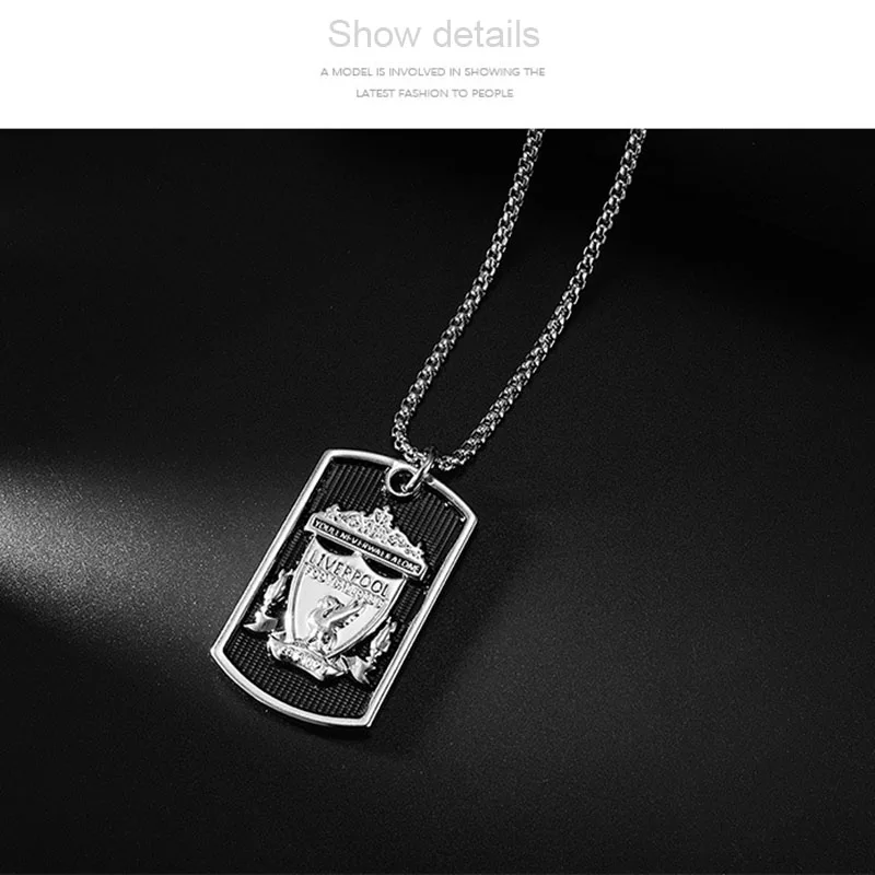 Ожерелье MINCN Liverpool ожерелье в стиле хип хоп мужское из нержавеющей стали