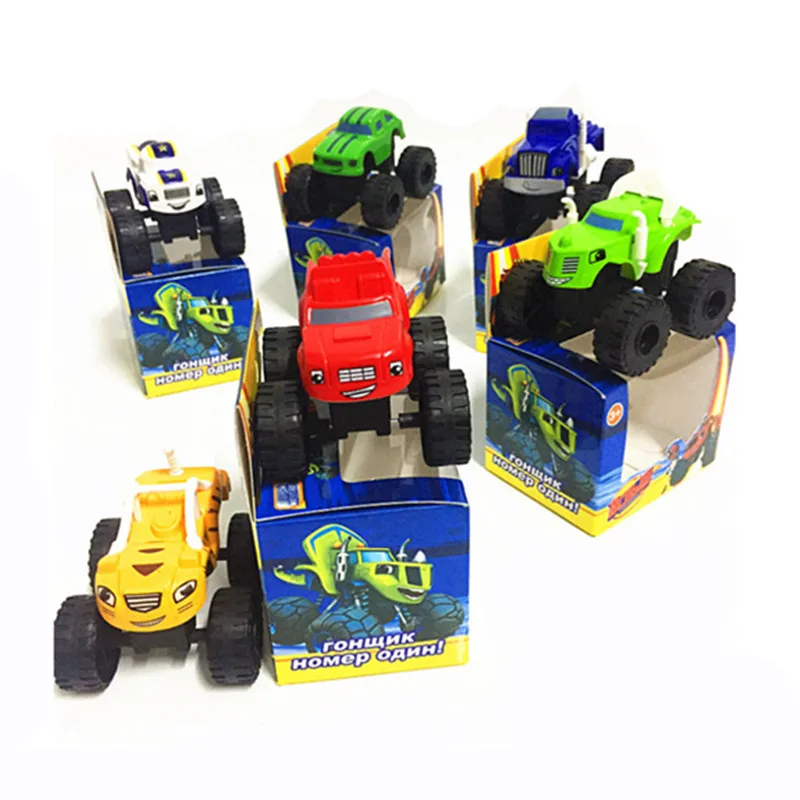 1 шт. игрушечный гоночный автомобиль Blaze Monster литье под давлением игрушка гоночные