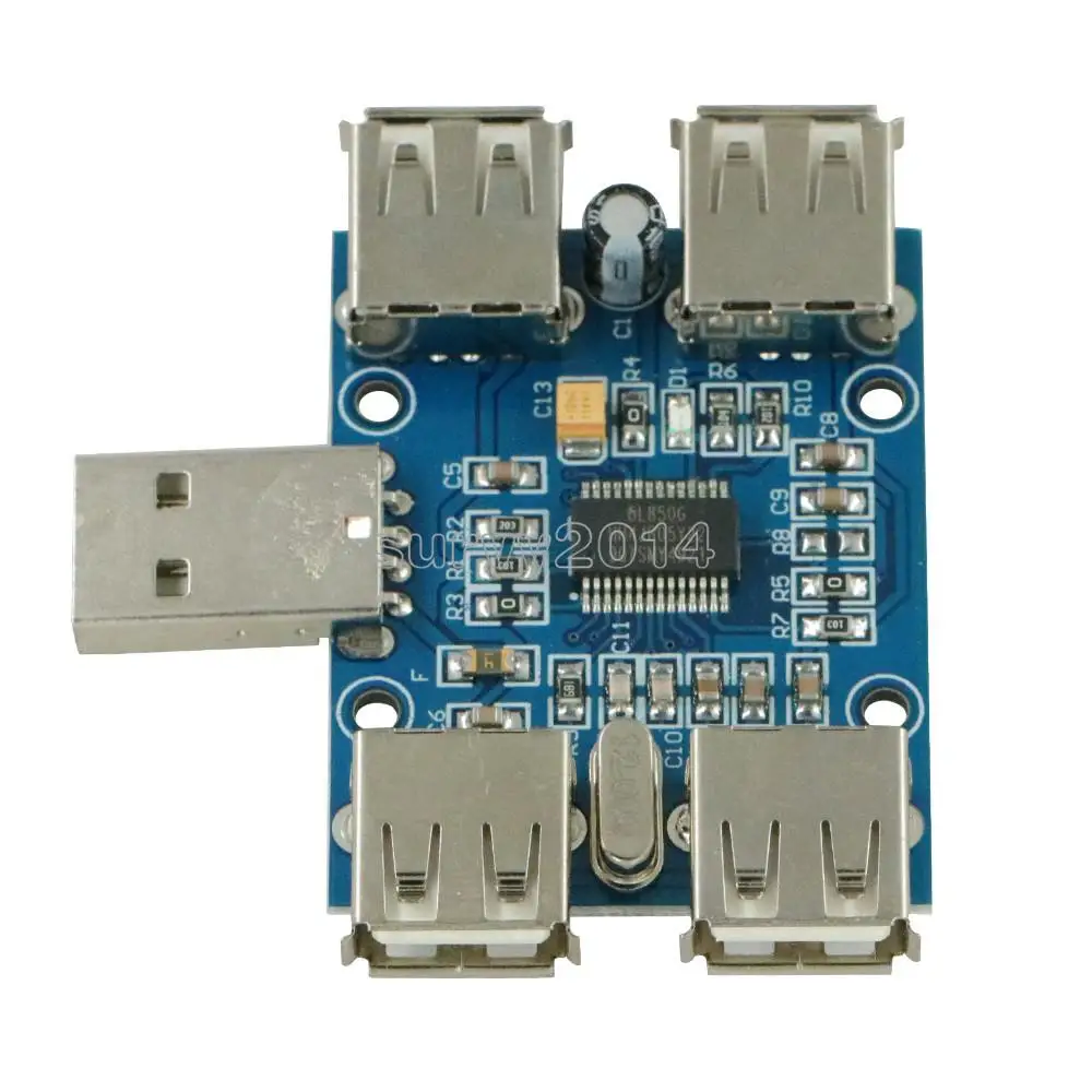 Концентратор usb хаб 5 в постоянного тока концентратор USB 2 0 4 гнездовой модуль
