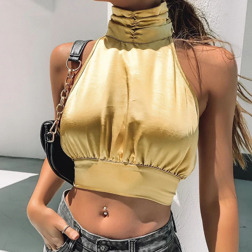 Женский Кружевной укороченный топ Mnealways18 черный свободный камзол на бретельках с