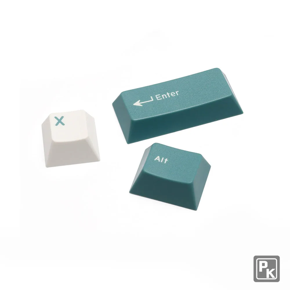 

Enjoypbt ABS material Cherry Height 153 Key Cap Green&White Two Color Injection Molding For Mechanical Gaming Keyboard