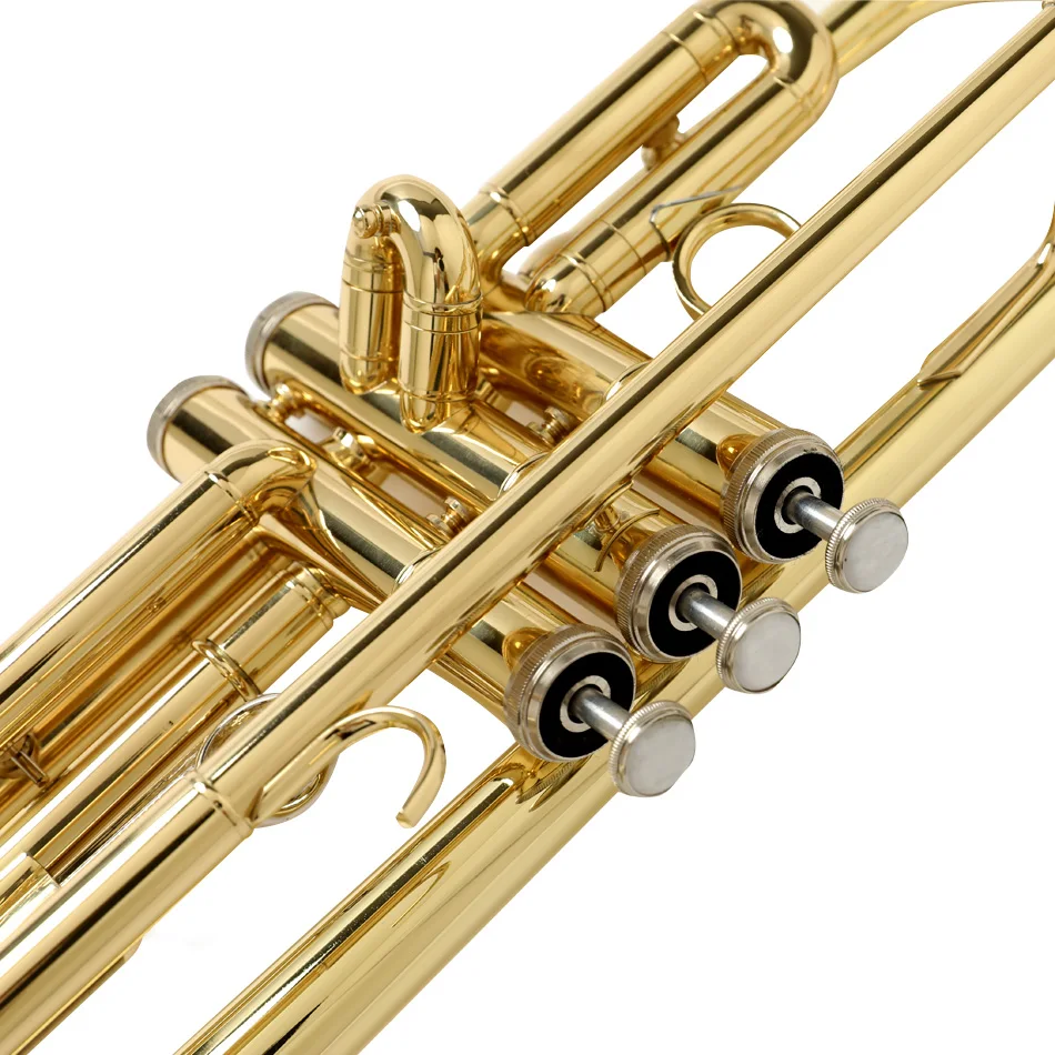 BATESMUSIC Bb труба плоская Латунная Труба изысканная прочная музыкальная с