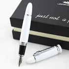 JINHAO 159 широкая 18KGP 0,5 мм перьевая ручка белого цвета модные ручки