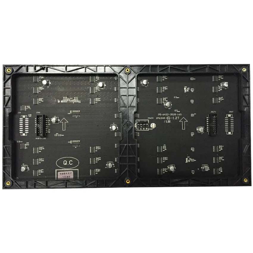 P5 SMD3528 1/16 scan 3 в 1 внутренний светодиодный дисплей полноцветный модуль 320*160 мм 64*32