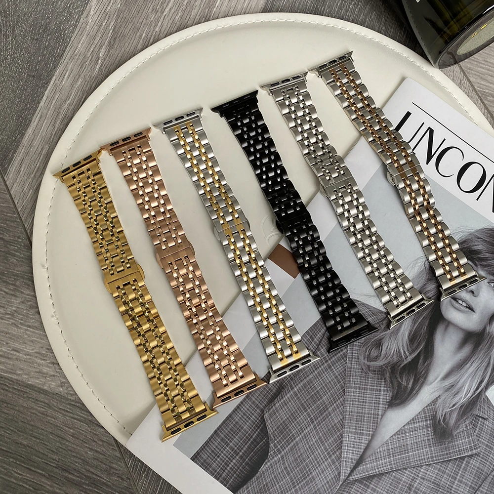 

For Apple Watch Series 6 Band SE 44mm 40mm IWatch 5 4 Milanese Strap for Applewatch 42mm 38mm IWatch 3 Stainless Steel Bracelet