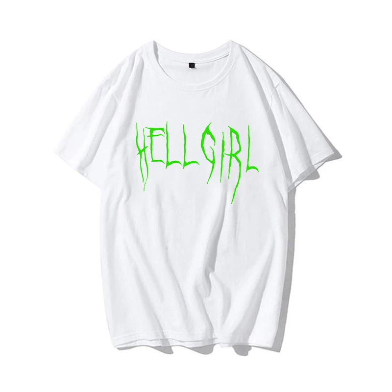 Женская футболка ад летнее платье для девочек в стиле готик-панк Модные топы