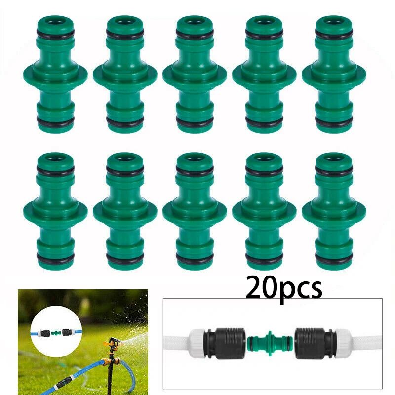 20 шт 1/2 дюймовый для садового шланга Соединительный адаптер Столярный 2 ходовой