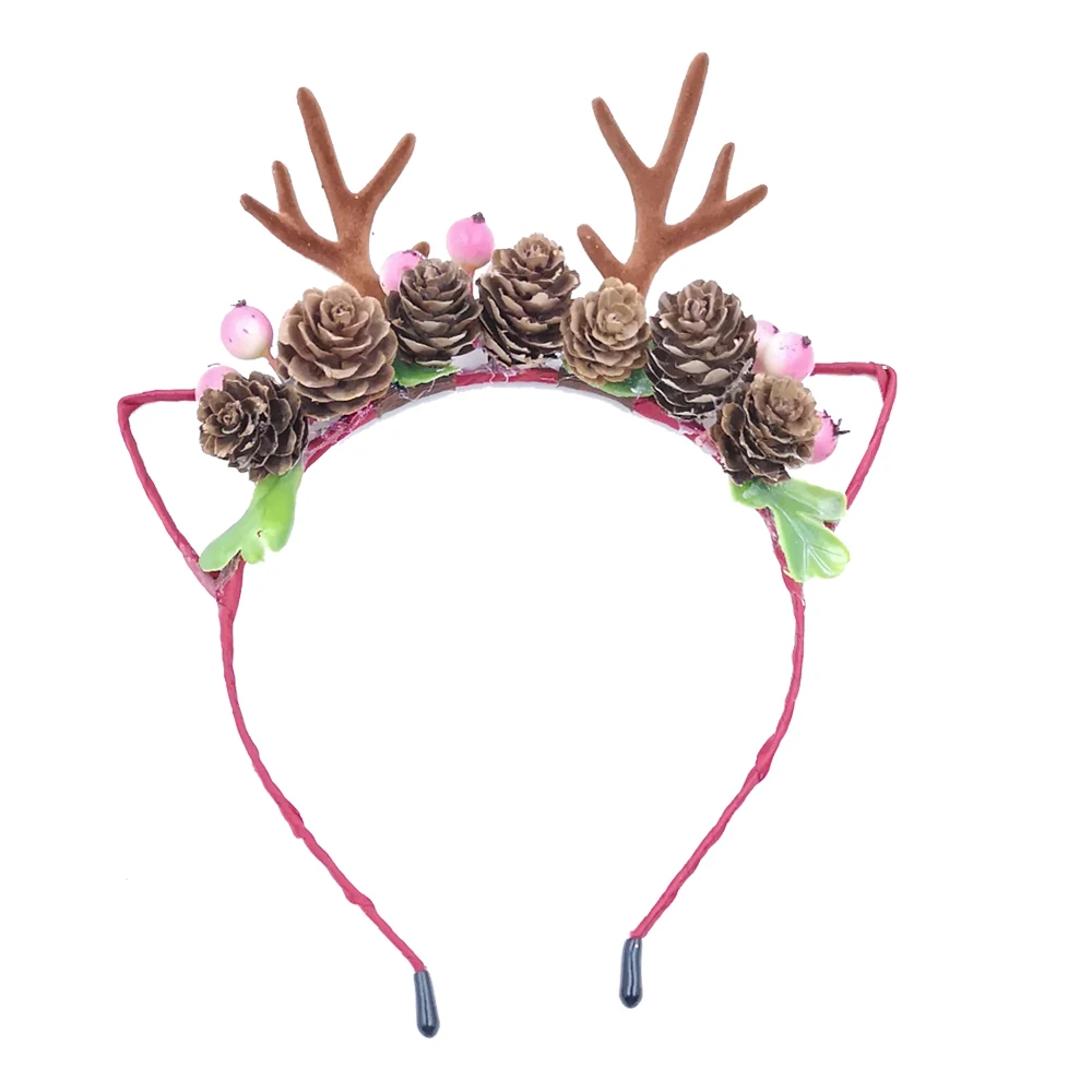 

Christmas Antlers Hair Accessories Girls Cat Ear Headband Lovely Photography Props For Party Toddler Kids Hairbands Headband