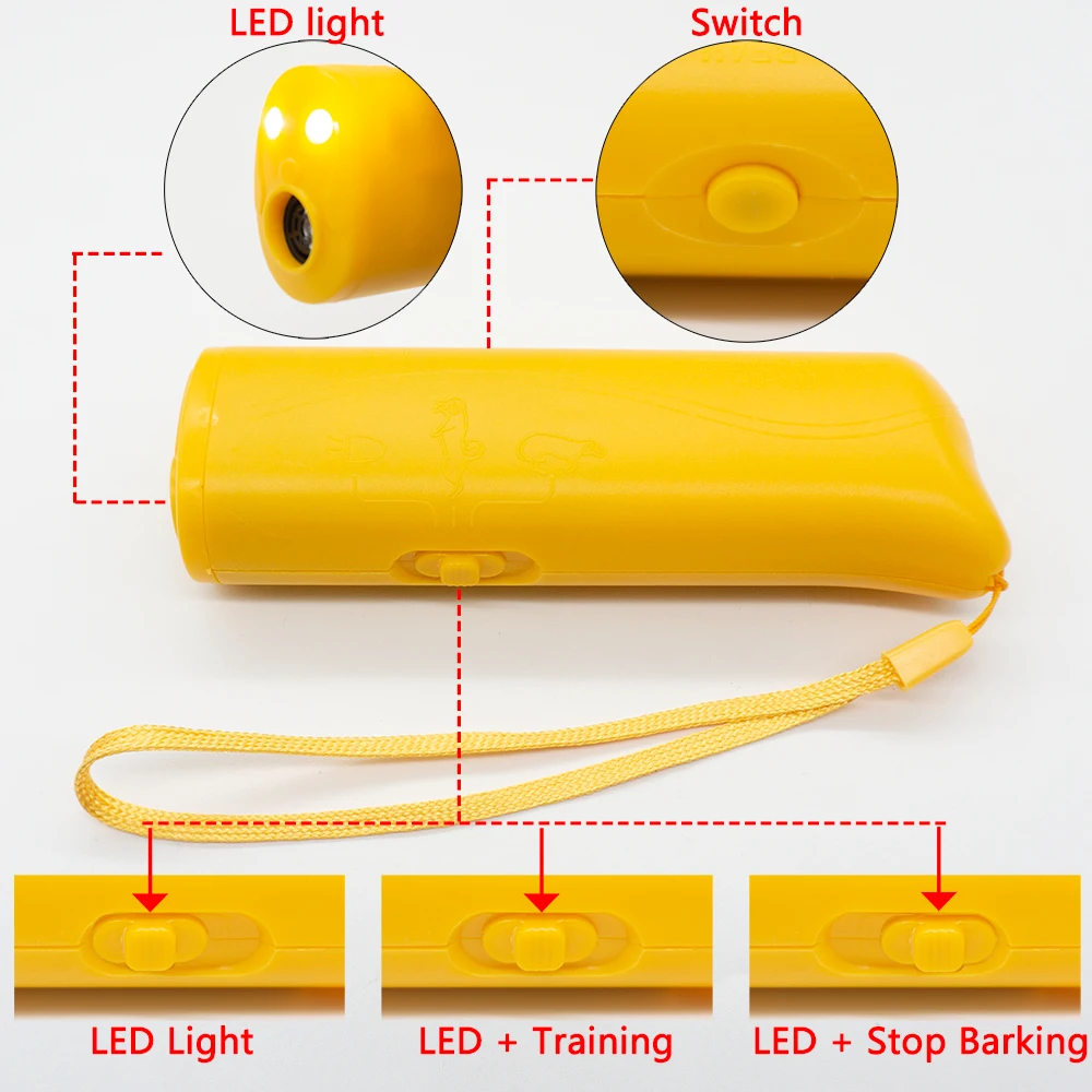 Ультразвуковой Отпугиватель собак портативный отпугиватель без батареи | Дом и