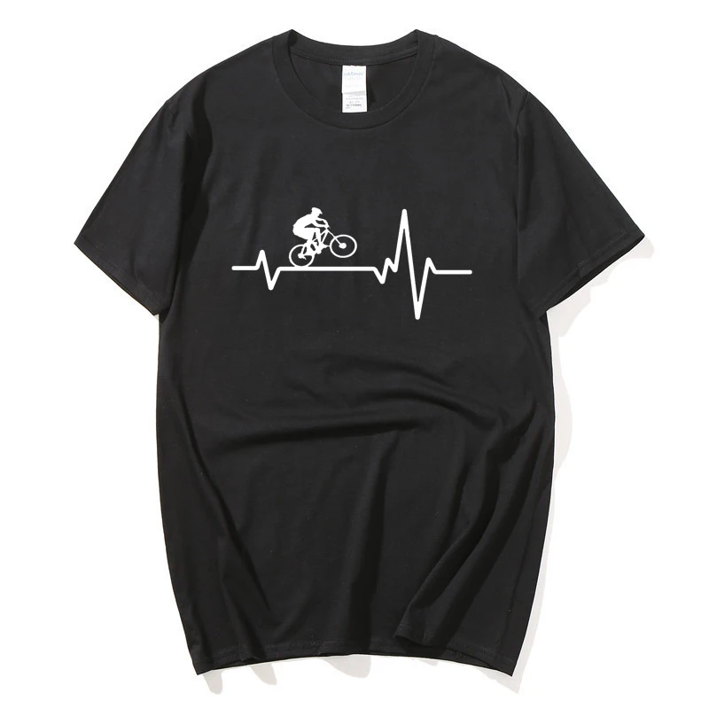 

New Arrival Men Summer Fashion T Shirts Biker Cycle printed O-neck T-shirts Male Short-sleev T shirts