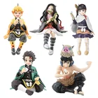 Фигурка Chokonose премиум-класса, аниме, убийца демонов, камадо, танджиро, агатсума, зенитсу, съесть рисовые шарики, ПВХ экшн-фигурка