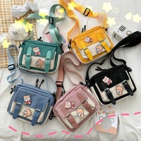 cute girl mini bag shoulder bag fashion canvas messenger bag women outdoor shopping bag female student crossbody bags