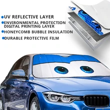 Universal Car Front Windshield Cover Auto Sunshade Snow Ice Protection Cover Winter Summer Car Windshield Sunshade