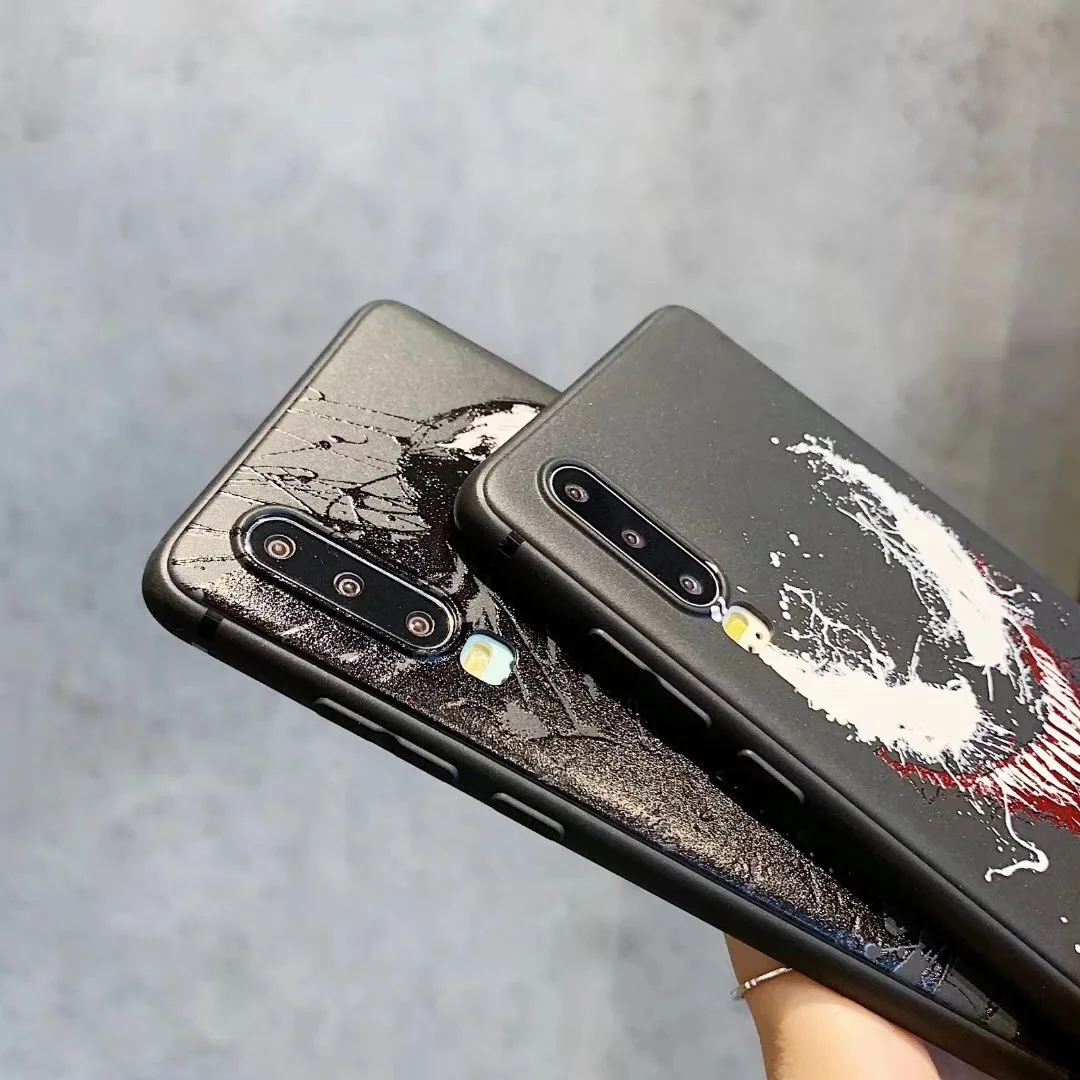 Marvel Venom 3D Relief TPU Back Phone Case for Samsung S8 note9 Huawei iphone 6 s 7 8 plus 11 Pro Max X XS Xr Cover |