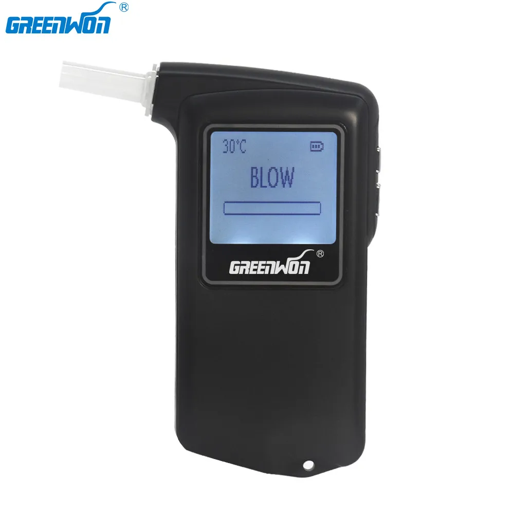 GREENWON датчик топливных элементов дыхательный спирт тестер Сертифицированный патент Алкотестер рекламный подарок безопасность привода цифровой