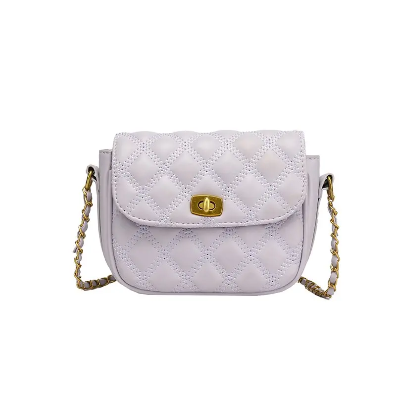 

2021 Summer Fashion New Brand Travel Chain Handbags and Purses Cute Mini PU Leather Shoulder Crossbody Bags for Beautiful Women