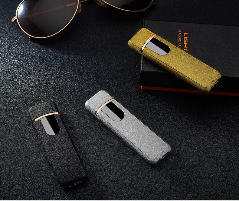 Зажигалка для зарядки с сенсорным экраном Индукционная Двусторонняя через