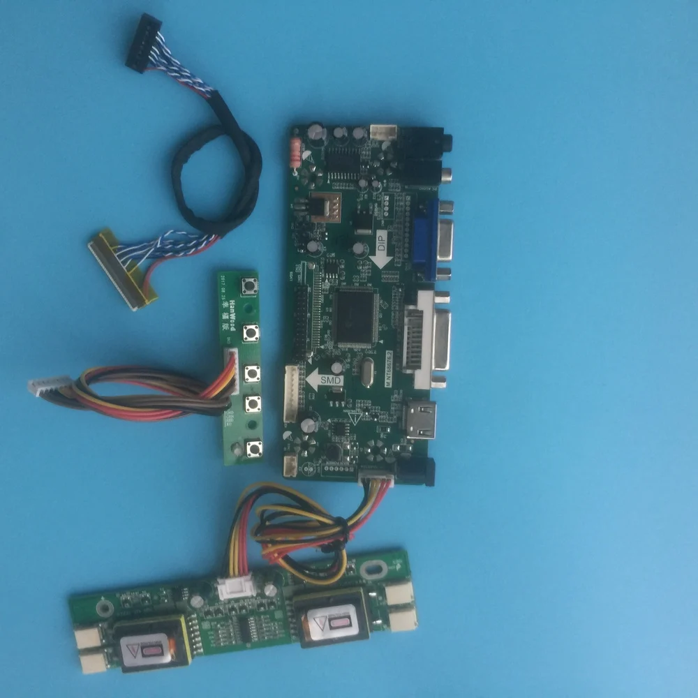 

kit for LM190E08-TLL4 Controller board 19" Driver HDMI DIY M.NT68676 Monitor Screen DVI VGA 30pin 1280X1024 LVDS 4 lamps
