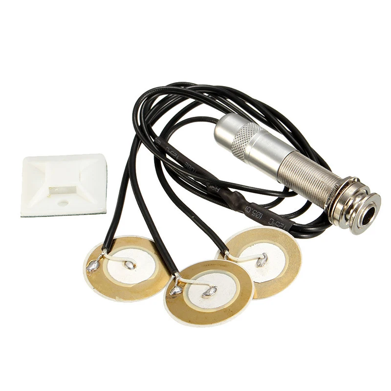 Пьезо контакт 3 преобразователь пикапы часть для гитары укулеле мандолина | Спорт