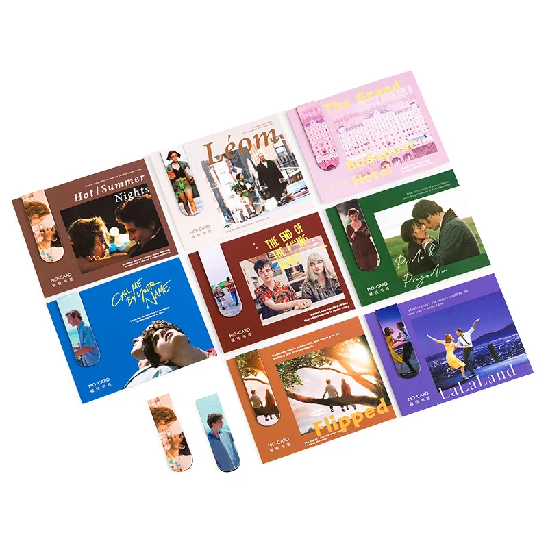 

Magnetic Bookmarks Clips Movie Magnetic Page Markers Assorted Bookmarks For School Home Office Readers Students Magnet Bookmark
