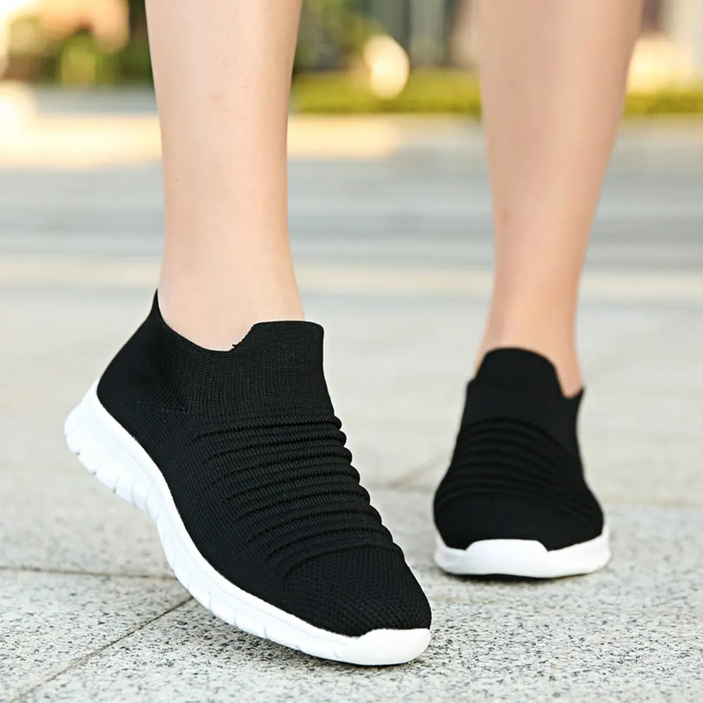

Newbeads Women's Slip On Sock Walking Sneakers Tennis Shoes Non Slip Casual Lightweight Mesh Fashion Shoes for Female