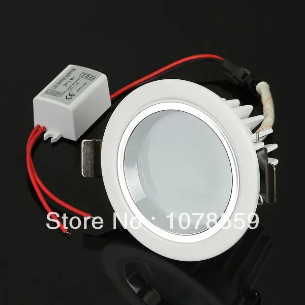 

5PCS Led Downlight 12W LED Epistar Ceiling lamp lights For home 85-110V warm white bathroom light Indoor Lighting free shipping