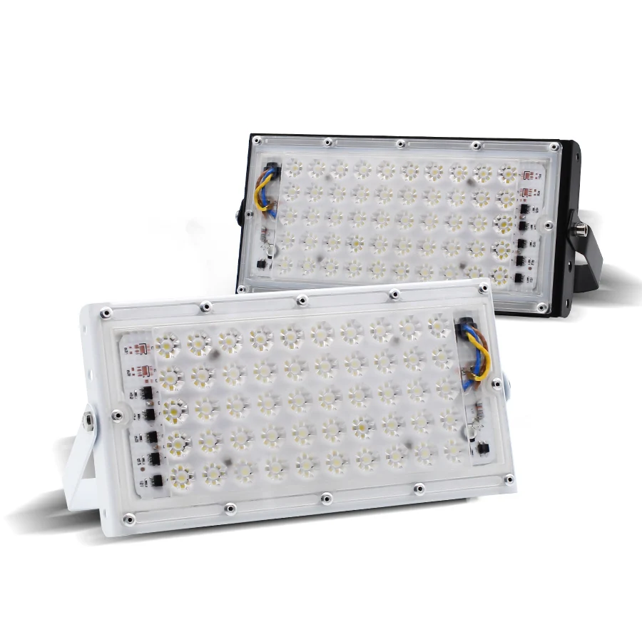 Уличный светодиодный прожектор 50 Вт водонепроницаемый IP66 220 В переменного тока