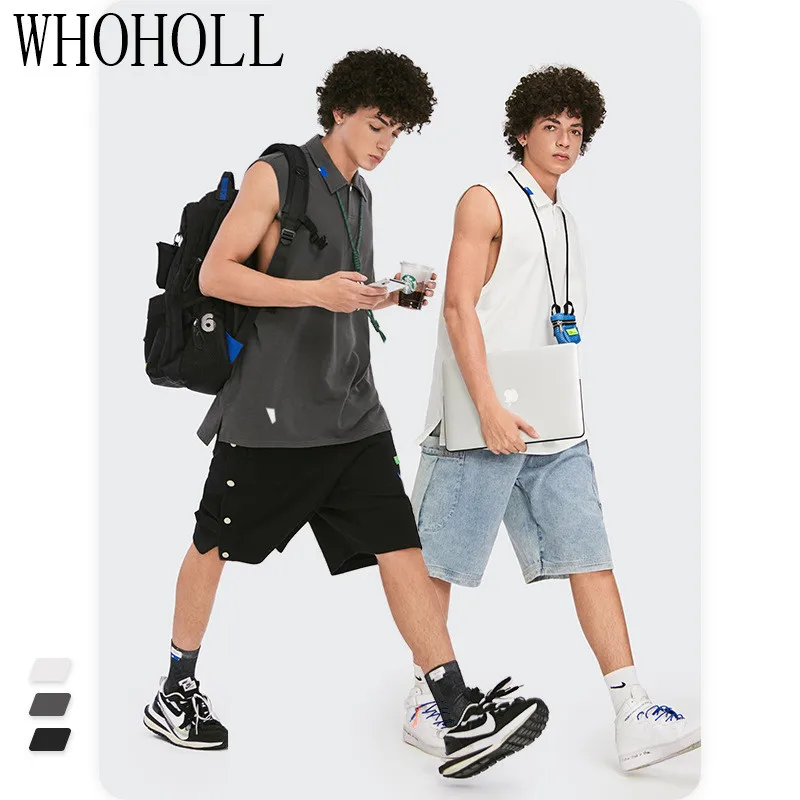 

Men Tank Top Solid Color Turn-down Collar Mens Sleeveless Top Vest Tank Top Vest Undershirt Mens Top Men Clothing