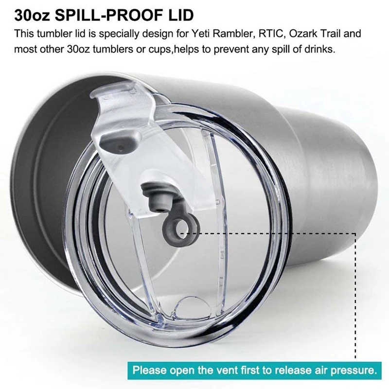 Стакан из нержавеющей стали с соломенной крышкой 30 унций двухслойная вакуумная