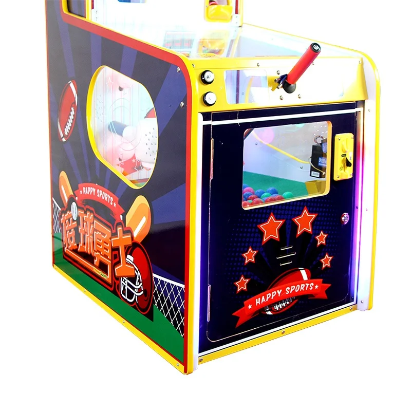 Счастливые спортивные развлекательные игры зоны дети ловят мяч аркадные лотерея