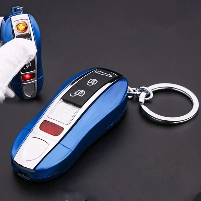 Автомобильный ключ с брелком электронная usb зарядка зажигалка|Зажигалки| |