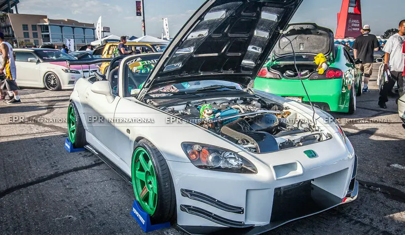 FRP Впускной воздуховод для Honda S2000 AP1 JS Racing glass Fiber Air Tunnel& Air Box Vent Body Kit тюнинг отделка для S2000 Racing
