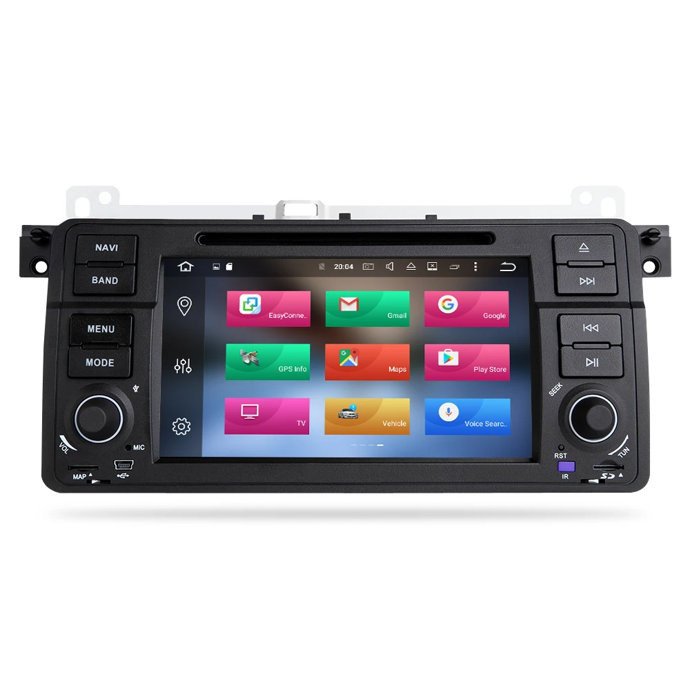Автомобильный DVD стерео Мультимедийный Головной блок 4G RAM Android 9 0 для BMW/E46/M3/Rover/3