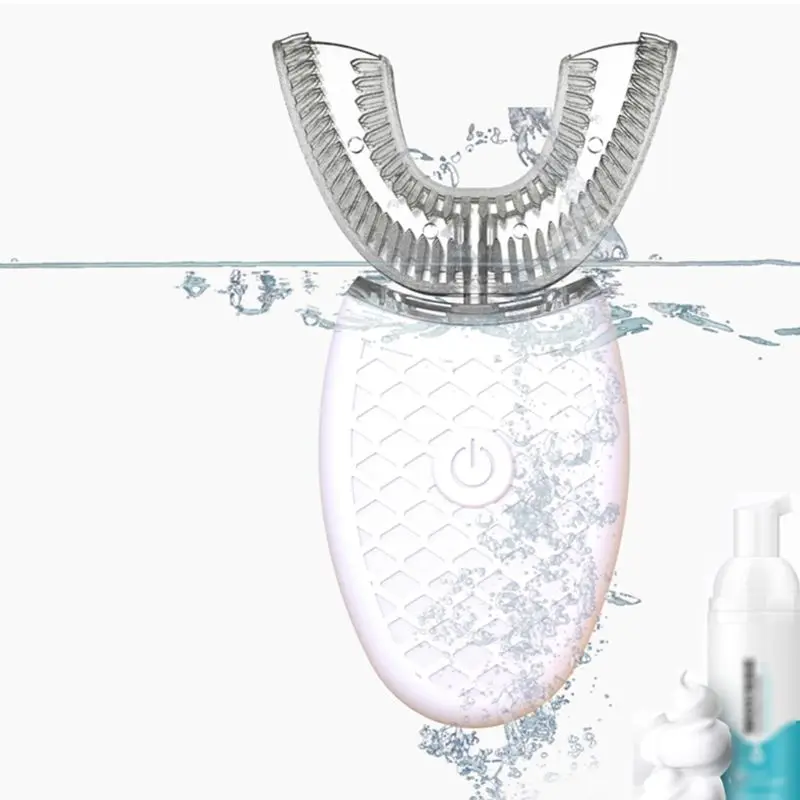 

1 Pc U-shaped Teeth Bright White Beauty Instrument Automatic Lazy Electric Mouth Toothbrush Charging Ultrasonic Vibration
