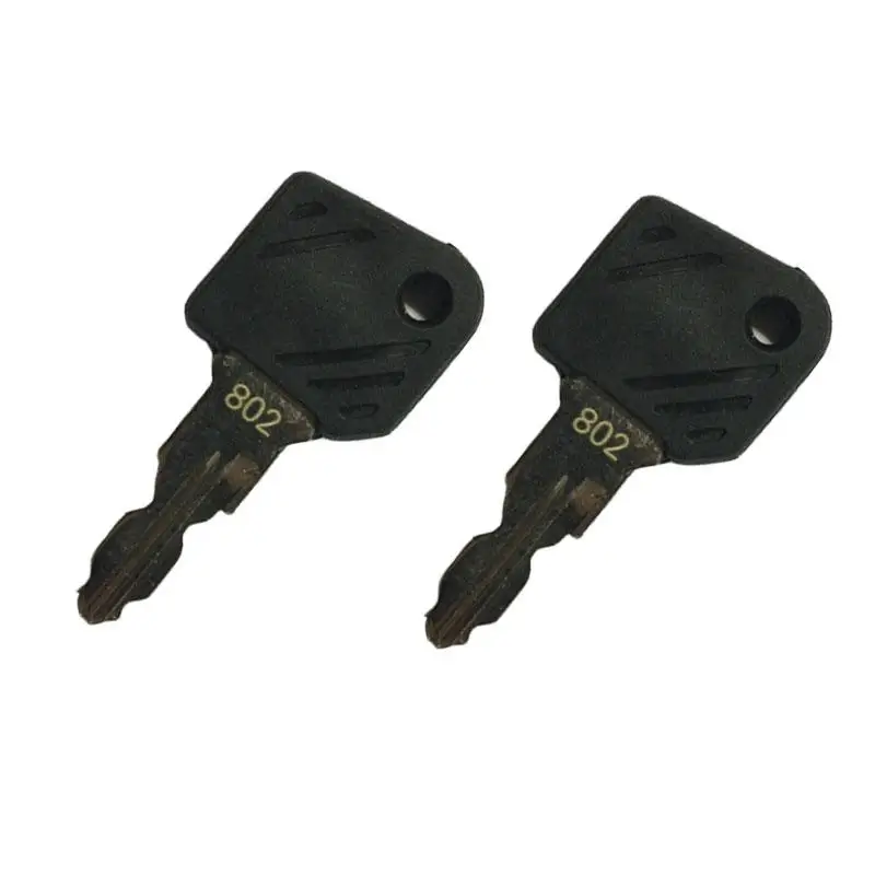 

2pcs 0039730404 0039730403 ignition key 802 start key for Linde forklift parts