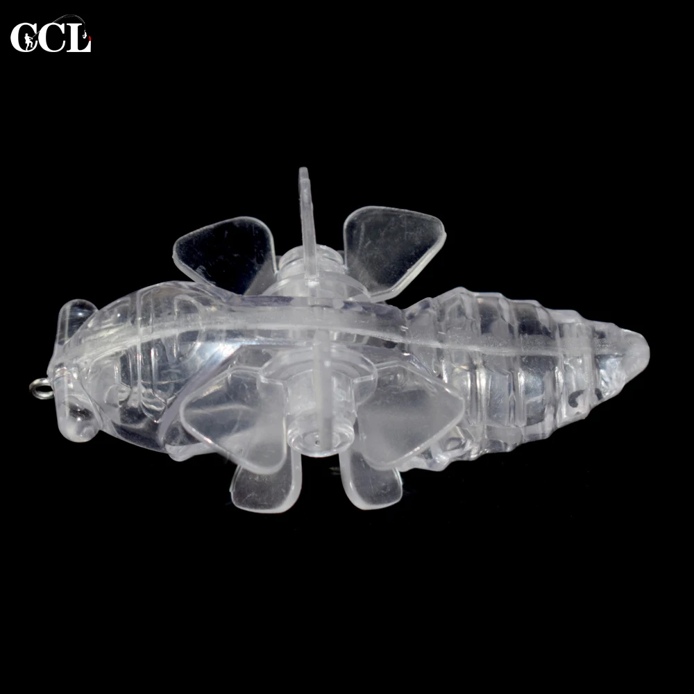 CCLTBA 10 шт./лот пустая приманка Topwater Cicada 7 5 см 13 3 г плавающая Неокрашенная насекомое