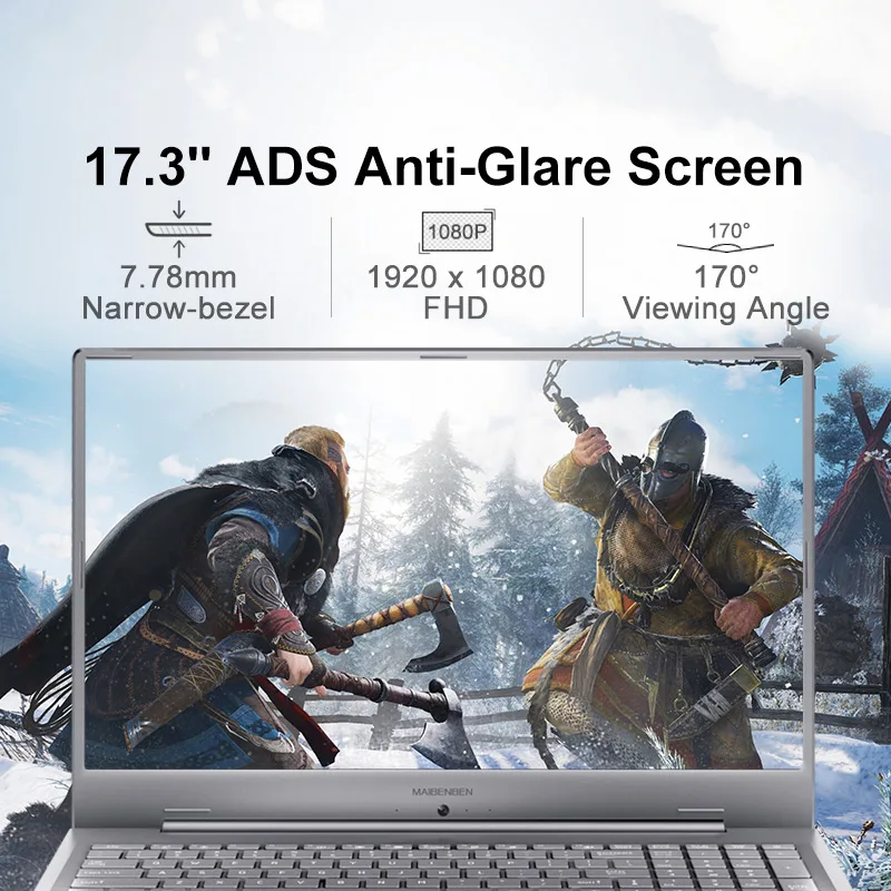 Laptop MAIBENBEN XiaoMai 6C Plus [17.3&quot FHD Pentium 5405U 16GB RAM 256GB SSD 1TB HDD ] 1 year local warranty | Компьютеры и офис