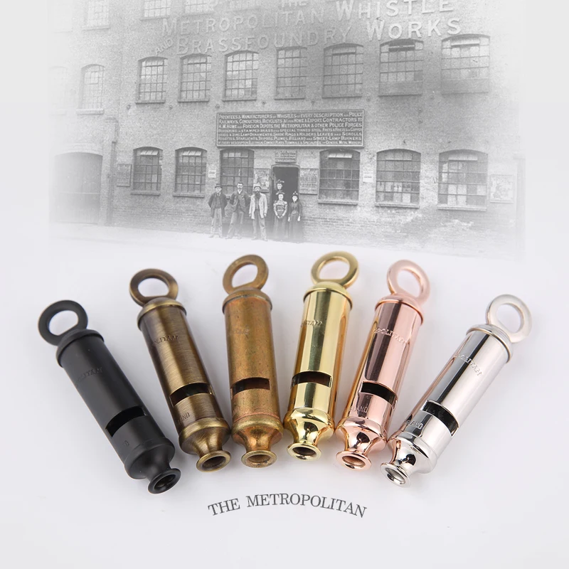 ACME Metropolitan15 High-end Limited Police Whistle Outdoor Dedicated Survival Solid Brass Seamless Welding SOS Emgrave | Спорт и
