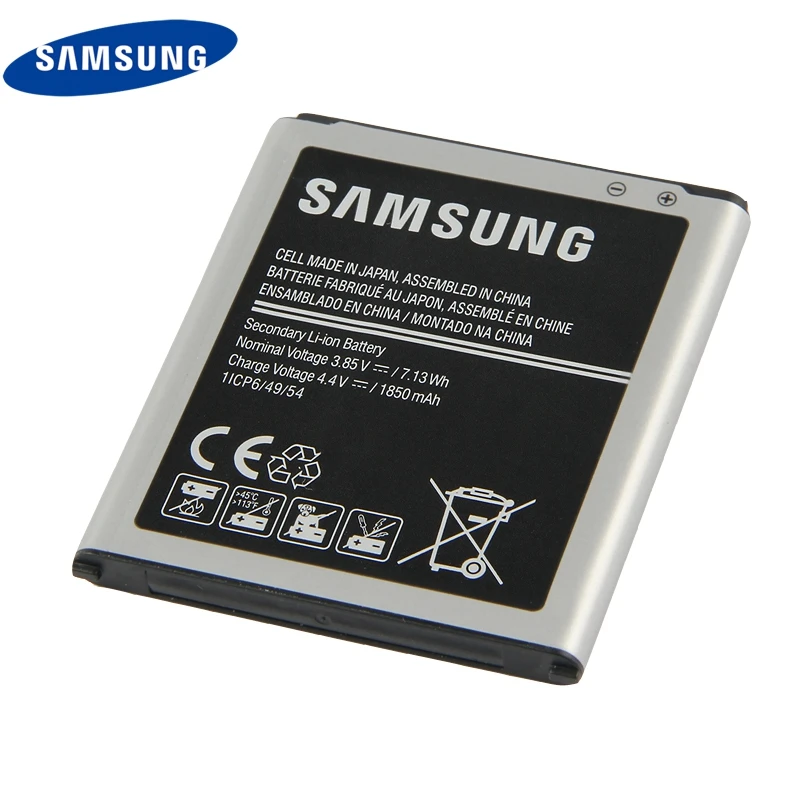 Оригинальная Аккумуляторная батарея Samsung внешняя аккумуляторная для Galaxy J1 j100