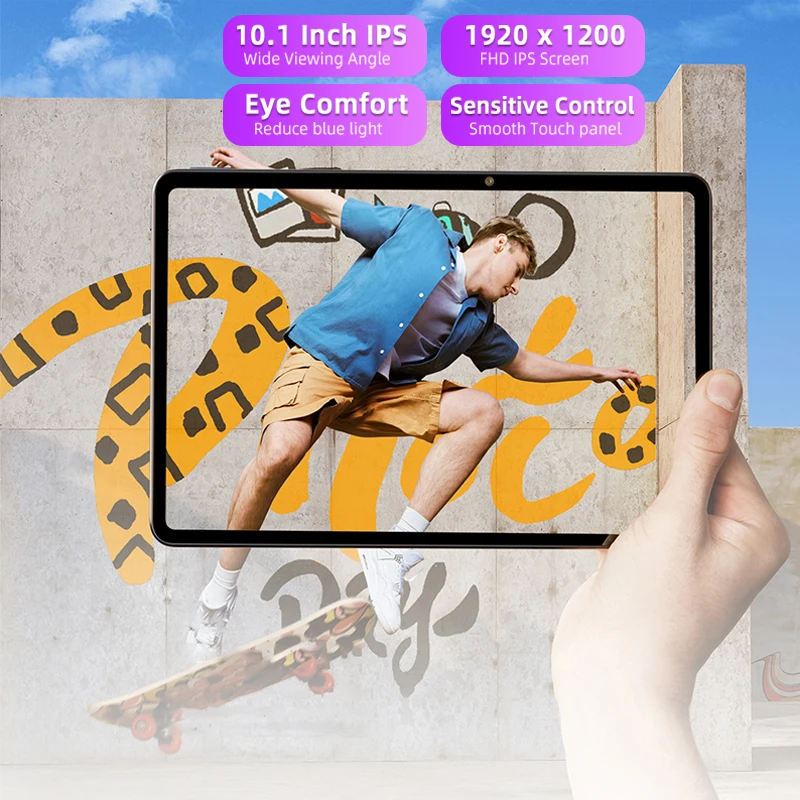 Original 10.1 Inch Tablets 10 Core Android 8 MTK6797 RAM 6GB ROM 128GB 1920*1200 IPS Tempered Screen 4G Phone Tablet PC планшет