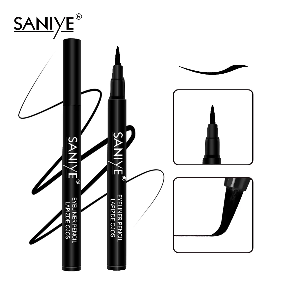 Подводка для глаз SANIYE Водостойкая черного цвета 1 шт. косметическая подводка