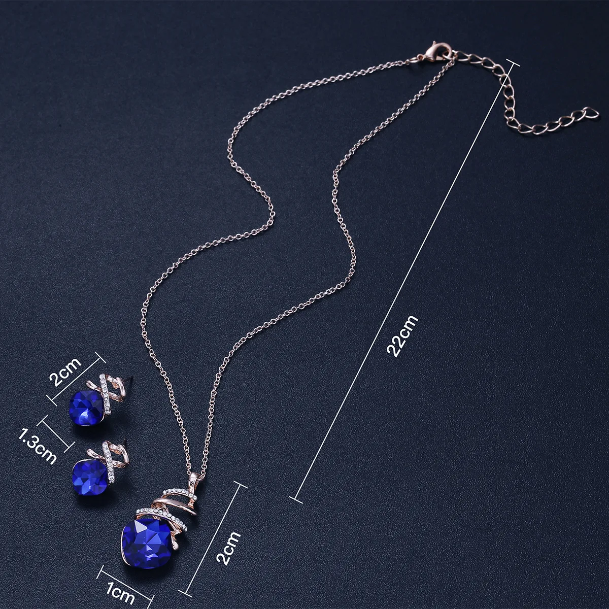 TSHOU228 Фиолетовый Кристалл женский Ювелирный Комплект кристалл свадебное