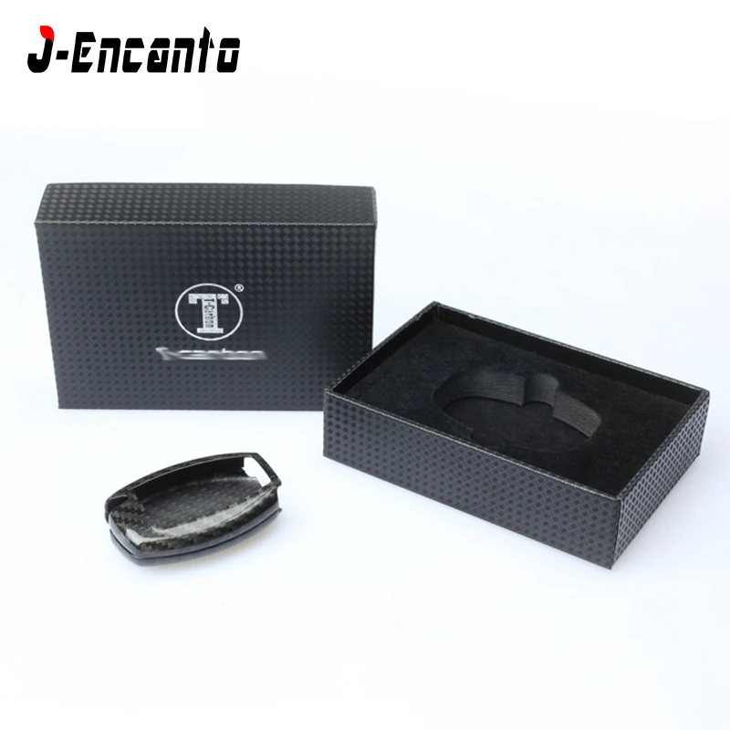 

Car Key Case Shell Keyring Carbon Fiber for Mercedes Benz A B C E CLA CLS class Plug-in and one-button Accessories Car Styling