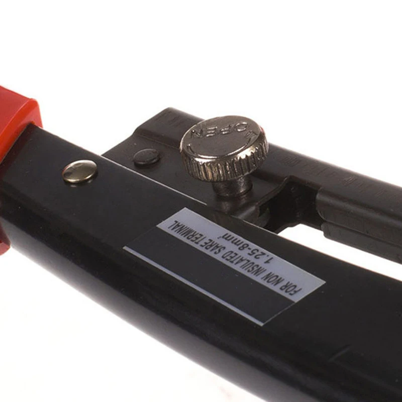 

Crimping Pliers Cable Lug Crimper Tool Bare Terminal Wire Plier Cutter 1.25-16 Square Millimeter Cutters Cutting Hand Tool