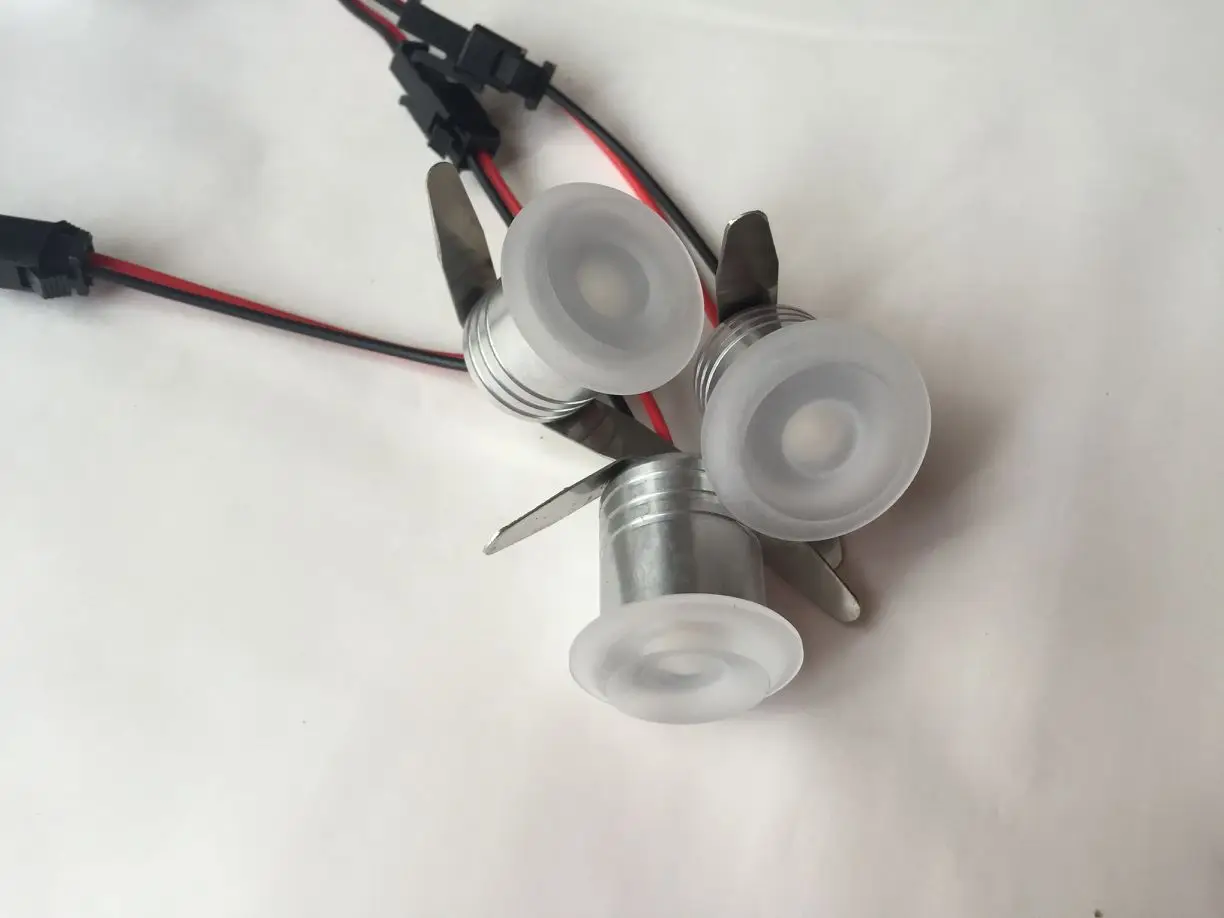 20 мм отверстие акриловый мини led вниз светильник 1 ватт дисплей пятно света ing |