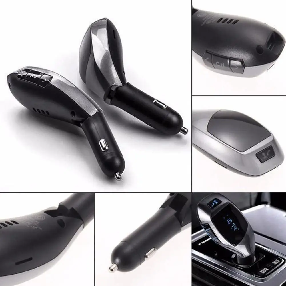 Fm-передатчик Bluetooth автомобильный комплект беспроводной радио адаптер fm-модулятор Handsfree Музыка Mp3 Usb плеер аудио для смартфонов VS G7