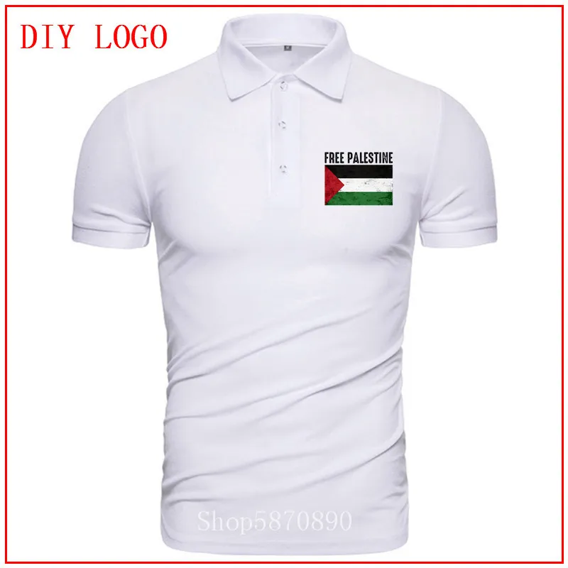 Свободная Палестина свобода для Палестины черная рубашка поло мужские рубашки
